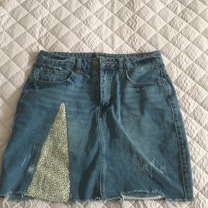 Mboutique mini jean skirt